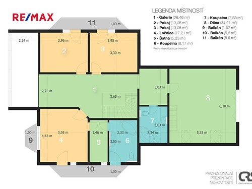 Prodaný dům 296 m², pozemek 1063 m²