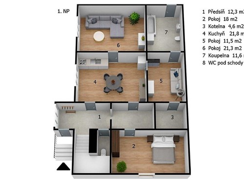 Prodaný dům 191 m², pozemek 616 m²