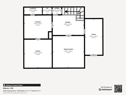 Prodaná chata 77 m², pozemek 484 m²