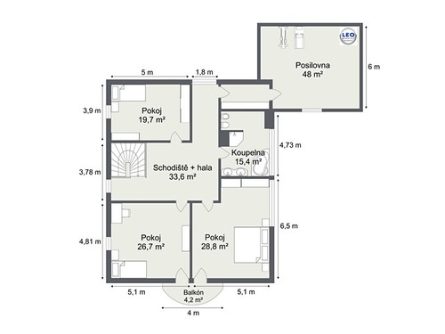 Prodaný dům 370 m², pozemek 1500 m²