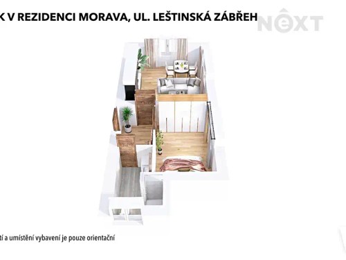 Prodaný byt 2+kk 53 m²