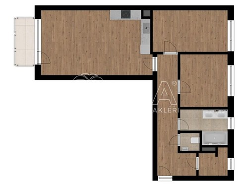 Prodaný byt 3+kk 75 m²