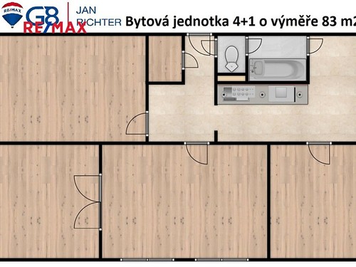 Prodaný byt 4+1 83 m²