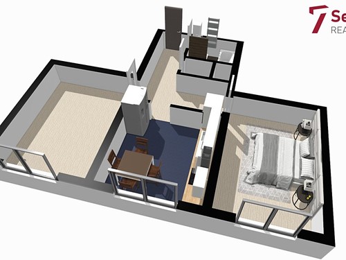 Prodaný byt 2+1 58 m²