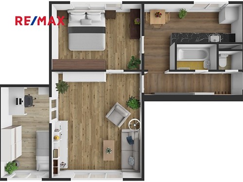 Prodaný byt 3+1 62 m²