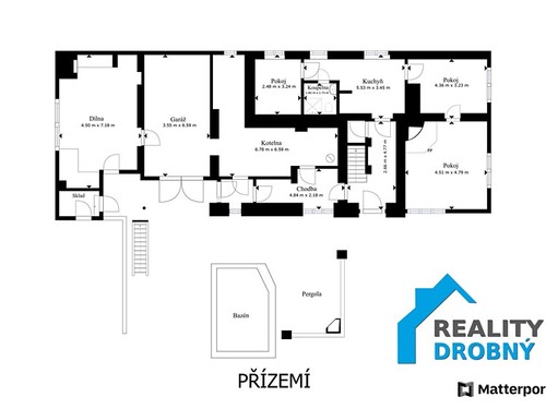 Prodaný dům 342 m², pozemek 3306 m²