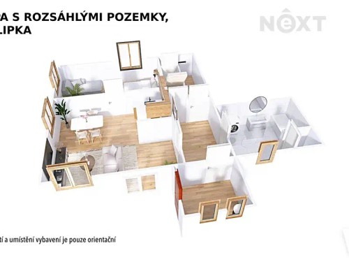 Prodaná  chalupa 140 m², pozemek 5622 m²