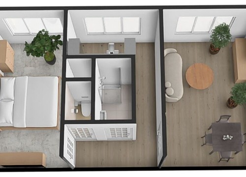 Prodaný byt 2+1 52 m²