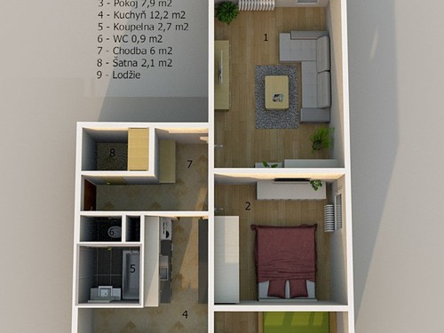 Prodaný byt 3+1 63 m²