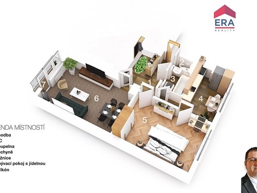 Prodaný byt 2+1 68 m²