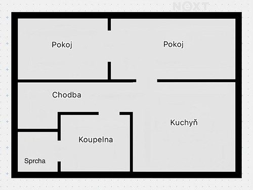 Prodaný byt 1+1 47 m²