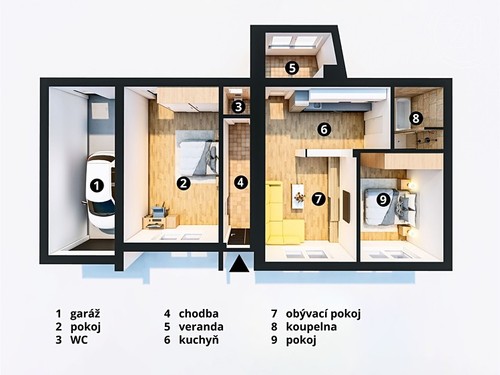 Prodaný dům 93 m², pozemek 774 m²