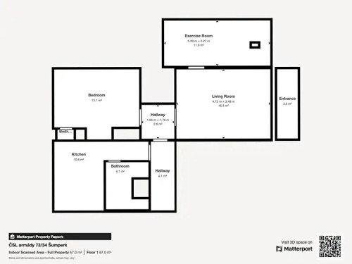 Prodaný byt 3+1 70 m²