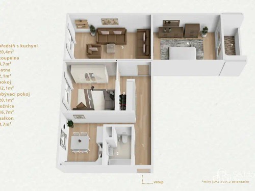 Prodej bytu 3+1 77 m²