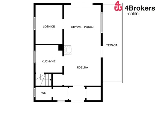 Prodej chaty 55 m², pozemek 56 m²
