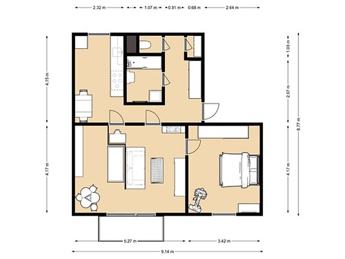 Prodaný byt 2+1 60 m²
