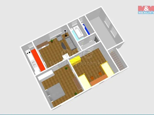 Prodej bytu 3+1 77 m²