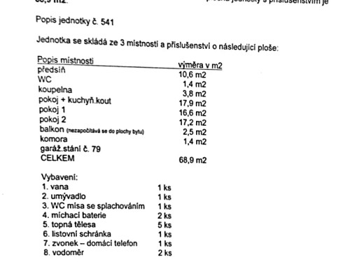 Prodej bytu 3+kk 68 m²