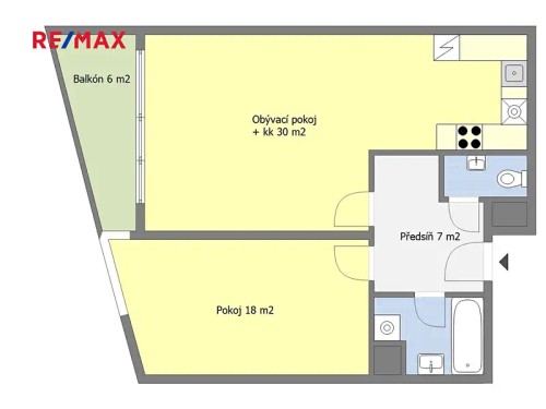 Prodej bytu 2+kk 59 m²