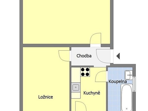 Prodaný byt 2+kk 65 m²