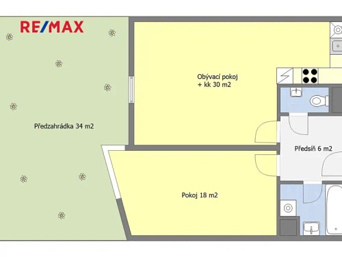 Prodej bytu 2+kk 59 m²