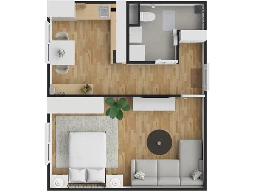 Prodaný byt 1+1 39 m²