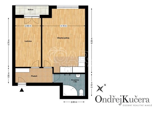 Prodaný byt 2+kk 50 m²