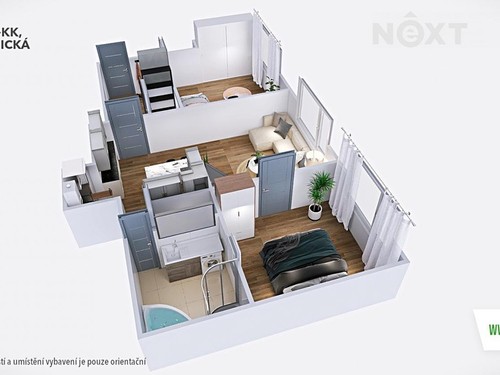 Prodaný byt 3+kk 64 m²