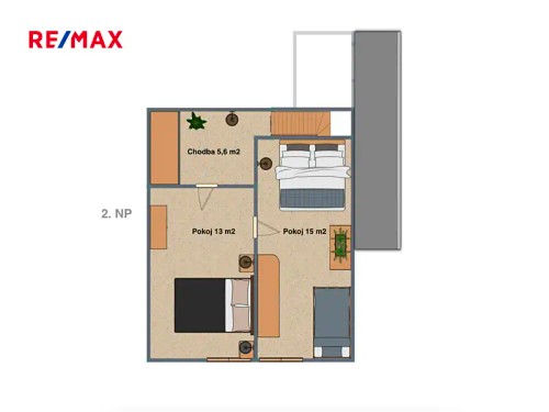 Prodaná chata 60 m², pozemek 961 m²