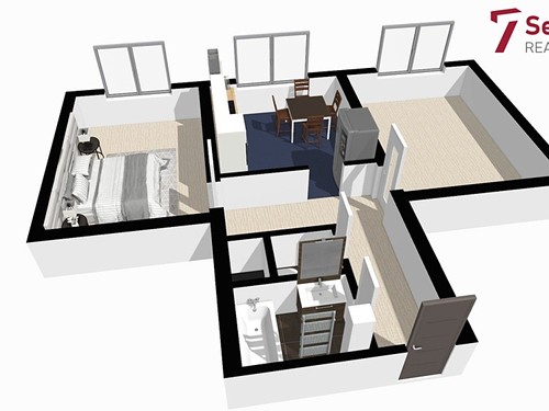 Prodaný byt 2+1 58 m²