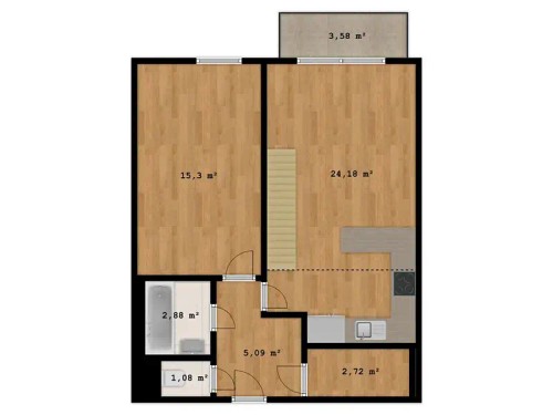 Prodaný byt 3+kk 159 m²