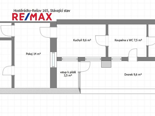 Prodaný dům 57 m², pozemek 90 m²