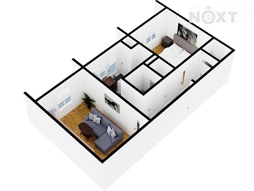 Prodaný byt 2+1 64 m²