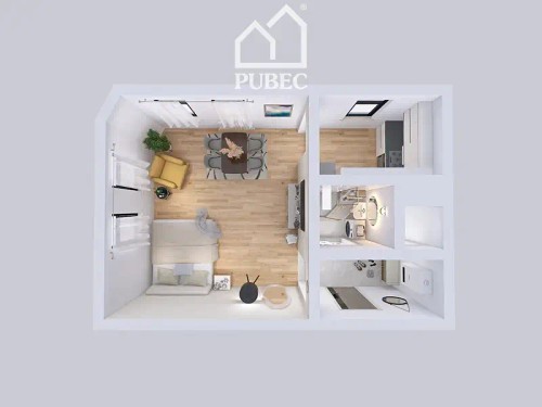 Prodaný byt 1+kk 42 m²