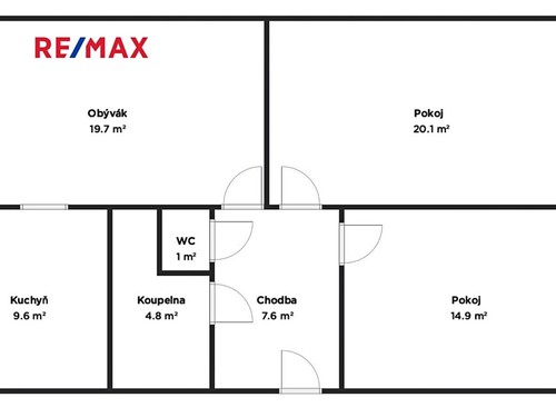 Prodaný byt 3+1 82 m²