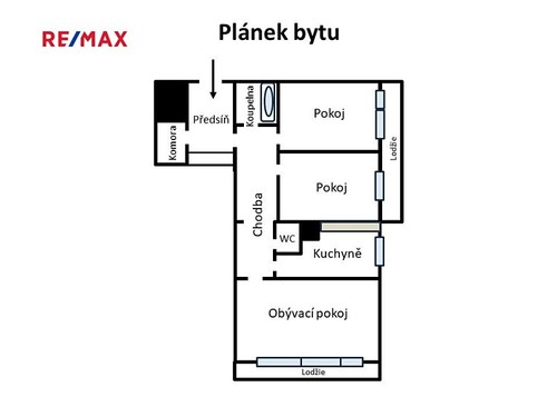 Prodaný byt 3+1 72 m²