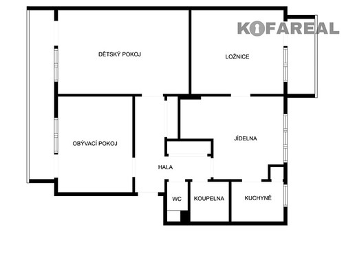 Prodaný byt 3+1 77 m²