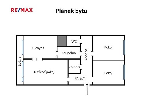 Prodaný byt 3+1 63 m²