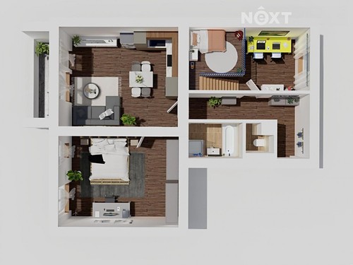 Prodaný byt 3+kk 85 m²