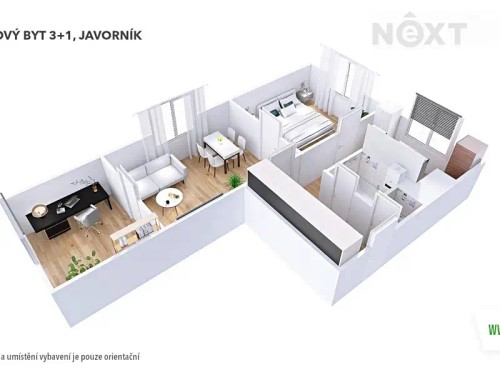 Prodaný byt 3+1 56 m²