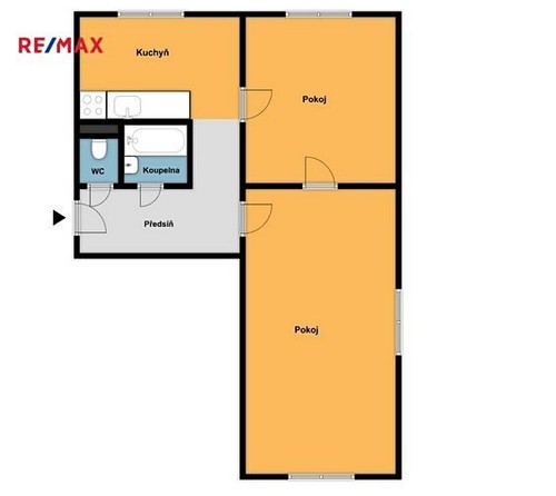 Prodaný byt 2+1 52 m²