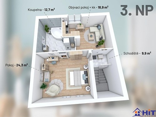 Prodaný  dům 331 m², pozemek 525 m²