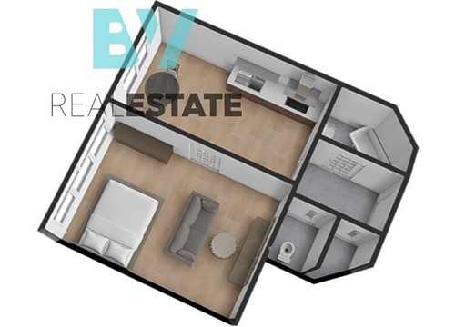 Byt 1+1, 47 m²