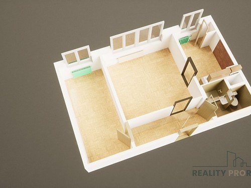 Prodaný byt 2+1 43 m²