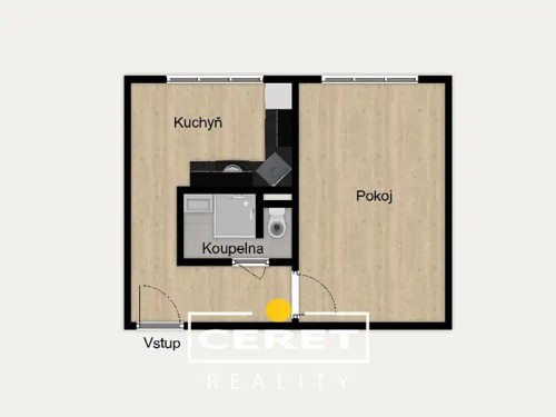 Prodaný  byt 1+1 40 m²
