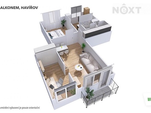 Prodaný byt 3+1 61 m²