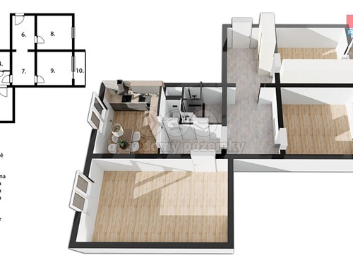Prodaný byt 3+1 75 m²