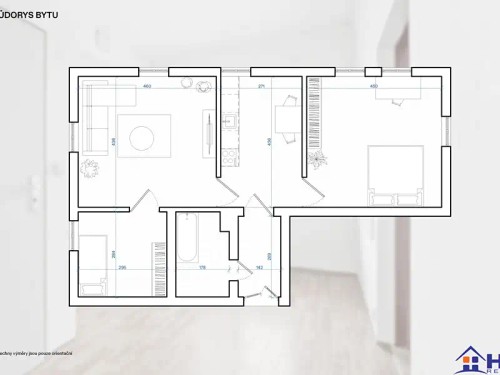 Prodaný  byt 3+1 73 m²