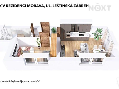 Prodaný byt 2+kk 53 m²