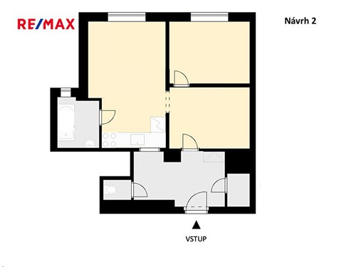 Prodaný byt 2+kk 51 m²
